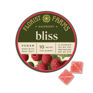Bliss: Raspberry Gummies 100mg | 10pk