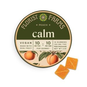 Calm: Peach Gummies 100mg | 10pk