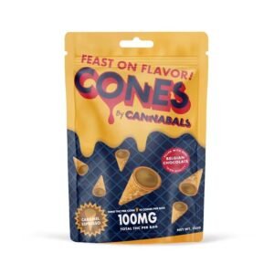 Caramel Espresso Cones Chocolate 100mg