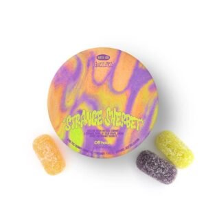 Guzzlerz Strange Sherbert Live Rosin Gummies 100mg