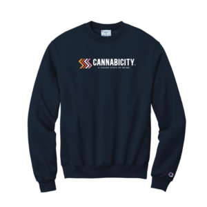 Navy Cannabicity Crewneck 2XL