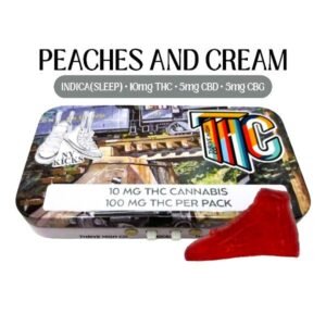 Peaches & Cream Gummies 100mg