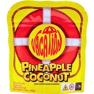 Pineapple Coconut Gummy Rings Cured Rosin Gummies 100mg