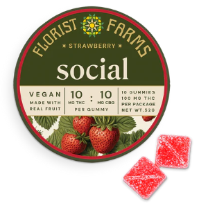 Social: Strawberry Gummies 100mg
