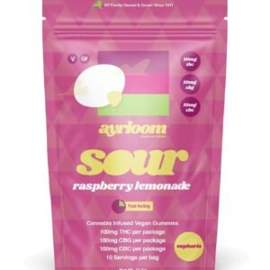 Sour Raspberry Lemonade Gummies 100mg