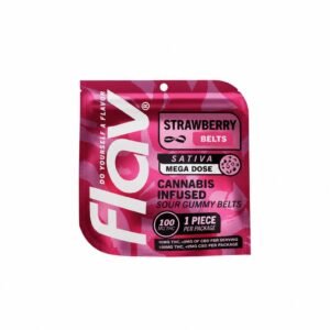 Strawberry Resin Enhanced Mega Belt 100mg